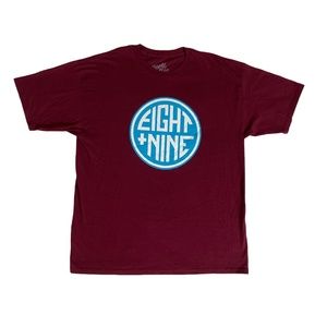 8&9 Burgundy Light Blue T-Shirt